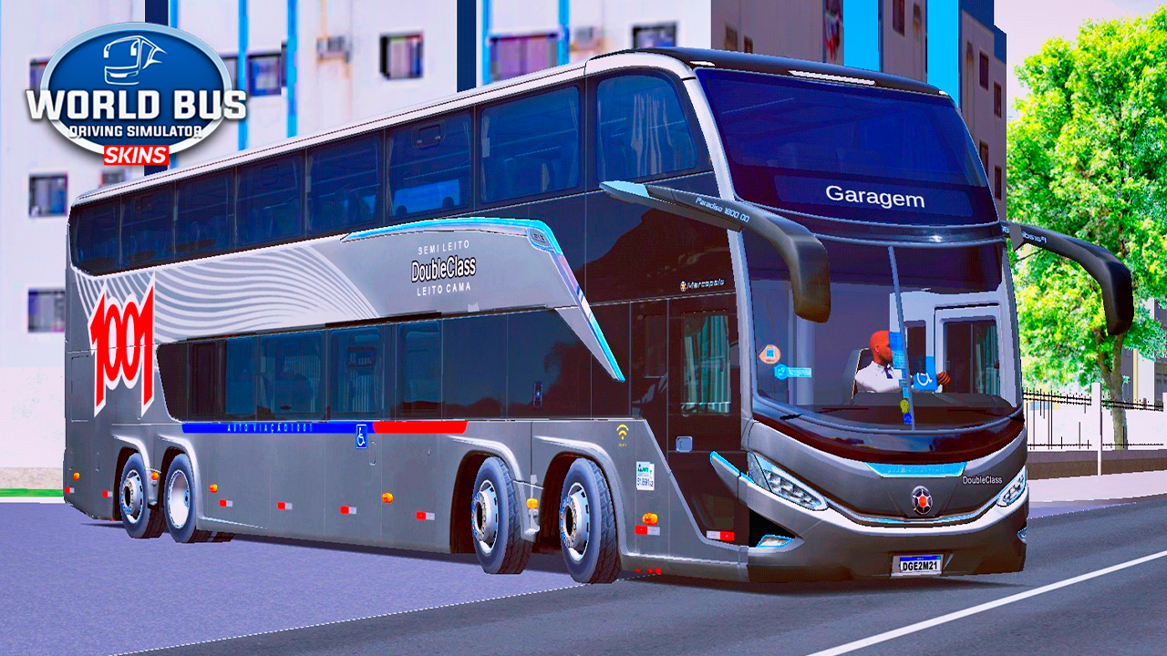 Bus Simulator Ultimate - Skin das empresas 1001 e Real Expresso para o  MARCOPOLO PARADISO G7 